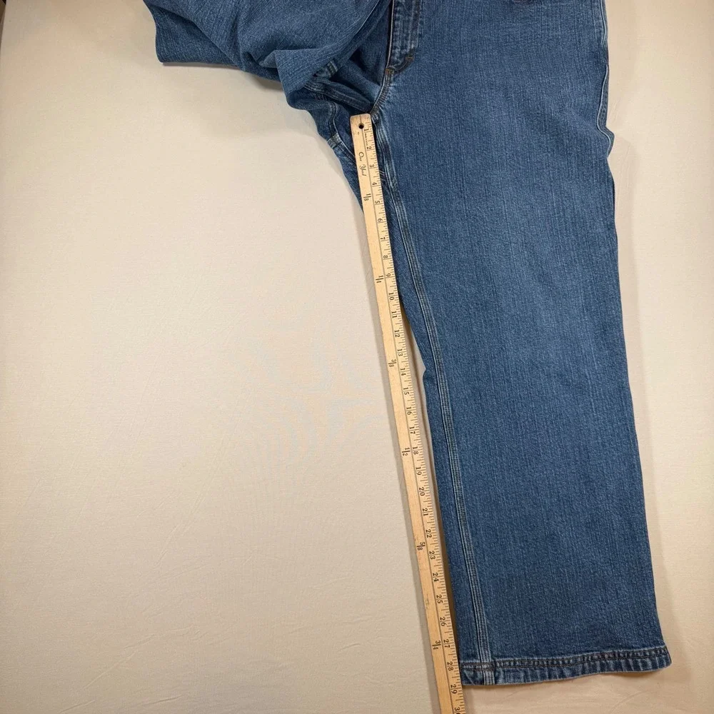 Duluth Trading Co Flex Ballroom Jeans Mens 44x30 Medium Wash Straight Leg